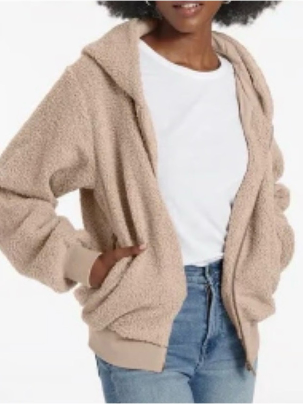 Splendid Women’s Sherpa Hooded Jacket